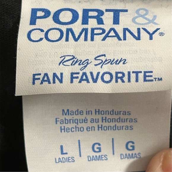 Port & Company Men's Black Graphic Print Challenger T-Shirt Size L - Picture 6 of 8